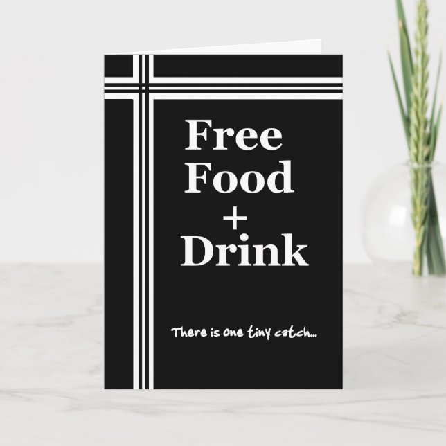 Convite de Padrinho - Divertido - Personalizável (Frente)