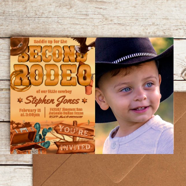 Convite de Paisagem do 2º Rodeo com Imagem (Criador carregado)