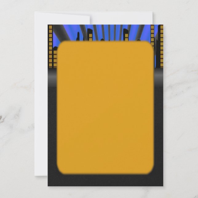 Convite de paisagens de cidade (Frente)