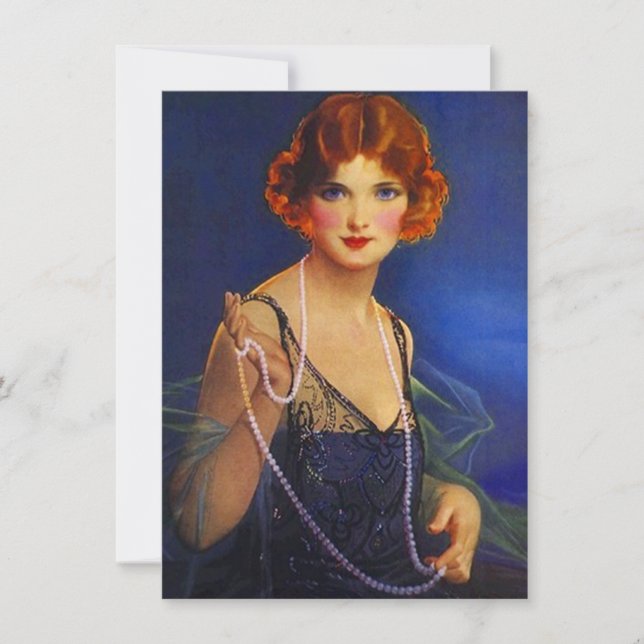 Convite De Palavra Azul De 2000 (Frente)