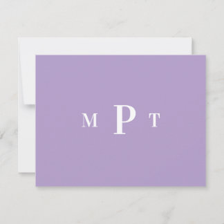 Convite de Papelaria Pessoal Monograma Elegante