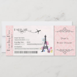 Convite de Paris, Chá de Noiva em Paris, Chá de Be