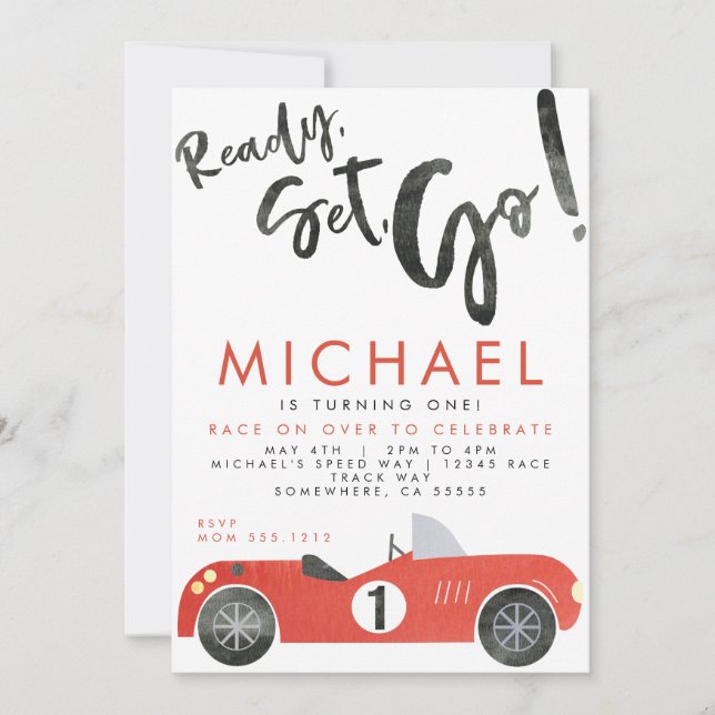 CONVITE DE PARTICIPAÇÃO DE CARRO RACO (Frente)