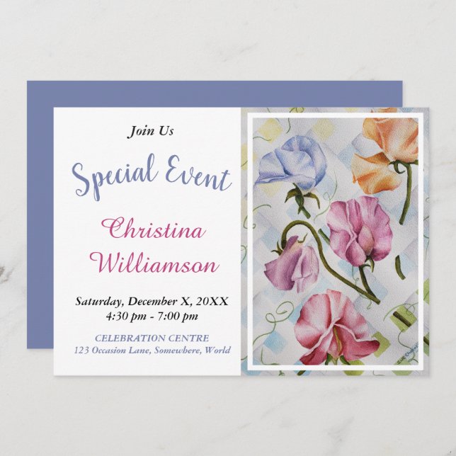 CONVITE DE PARTICIPAÇÃO DE PÁTIO (Frente/Verso)