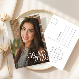 Convite de Partida de Formatura com Foto Moderna e