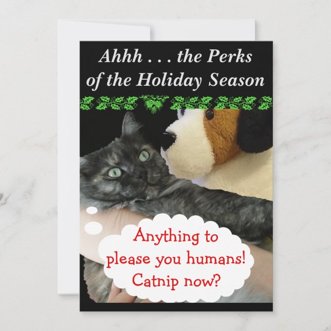 Convite de Partido Relaxado (Cat) por RoseWrites (Frente)