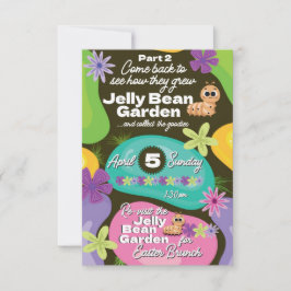 Convite de Páscoa Jardim de Feijão Jelly Parte 2