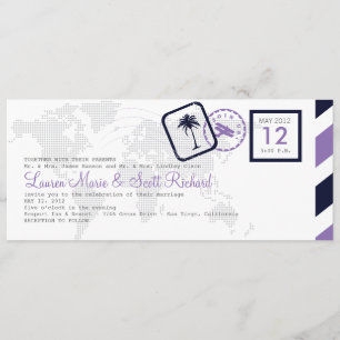 Convite de Passagem de Embarque Aéreo