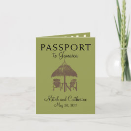 Convite de Passaporte para Casamento em Montego Ba