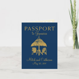 Convite de Passaporte para Casamento em Montego Ba