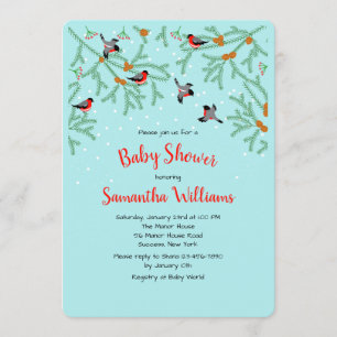 Convite de Pássaros de Inverno