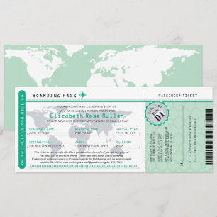  Convite de Passe de Embarque de Viajante a Nível