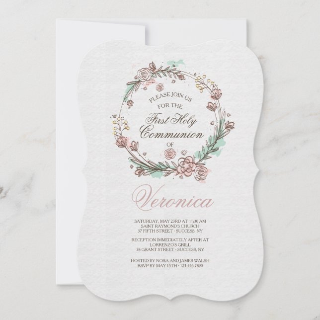 Convite de Pastel (Frente)