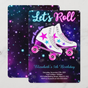 Convite de Patinação no Rolo