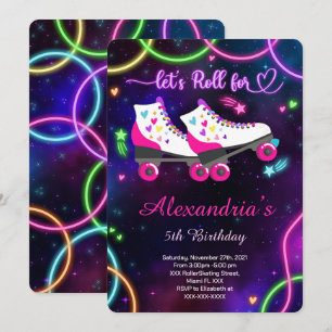 Convite de Patinação no Rolo