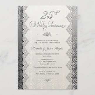 Convite de Prata do 25º Aniversário