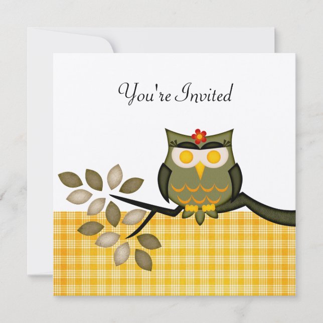 Convite de Propriedade de Festa para qualquer ocas (Frente)