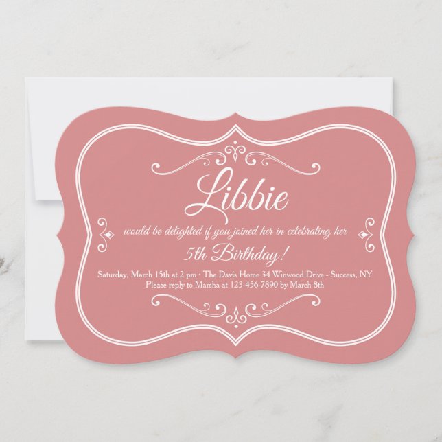 Convite de Quadro Decorativo (Frente)