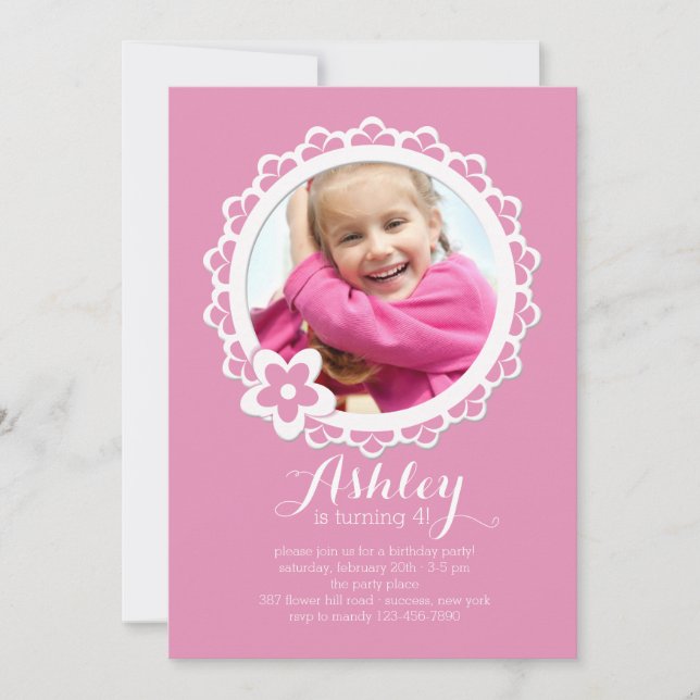 Convite de Quadro Escalonado (Frente)