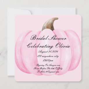 CONVITE DE QUEDA DO CHÁ DE PANELA PINK PUMPKIN