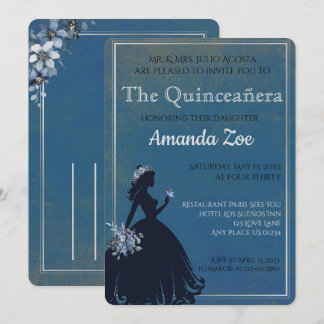 Convite de Quinceañera