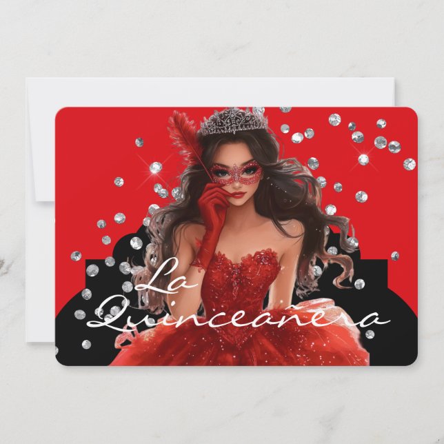Convite de Quinceanera (Frente)
