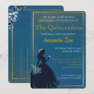 Convite de Quinceañera