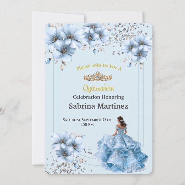 Convite de Quinceanera (Frente)