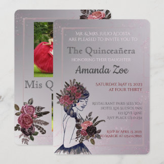 Convite de Quinceañera