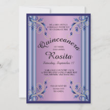 Convite de Quinceanera