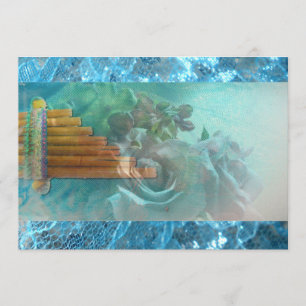 Convite de quinceanera do Peru Nativa Rosa Espanho