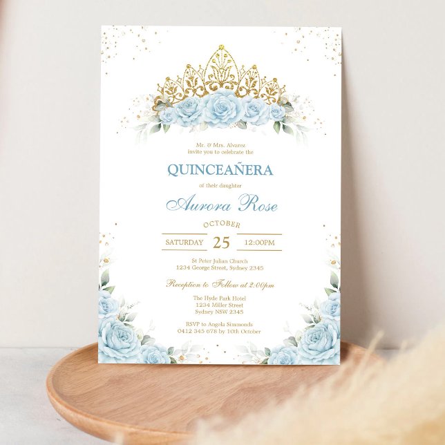 Convite de Quinceanera Rústico Moderno (Criador carregado)