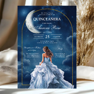 Convite de Quinceanera Rústico Moderno