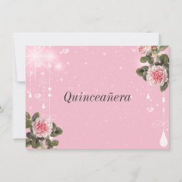 Convite de Quinceanera, Sweet Sixteen, Bat Mitzvah