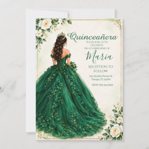 Convite de Quinze Anos da Princesa
