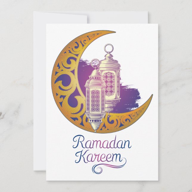 Convite de Ramadan acessório-Ramadan (Frente)