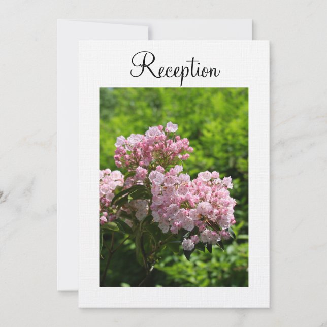 Convite de Recepção Casamento Rosa Laurel da Monta (Frente)