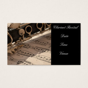 Convite de Recital de Clarinete mini