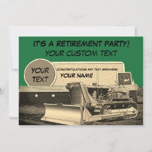 CONVITE DE REFORMA DO BOLLDOZER DO ENGENHEIRO OPER