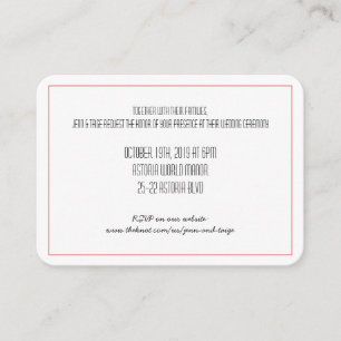 Convite de Reserva de Data para Red Knot   Cartão 