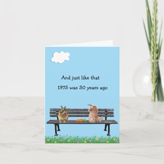 Convite de Reunião de 50 Anos (Frente)