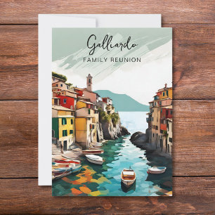 Convite de Reunião de Família Italiana