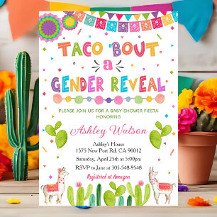 Convite de Revelação do Sexo do Bebê Taco 'Bout