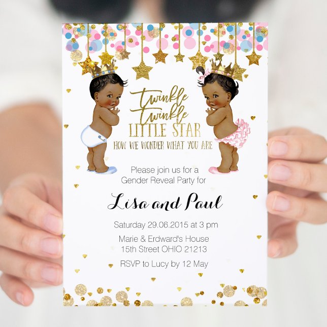 Convite de Revisão de Gênero Menino (Criador carregado)