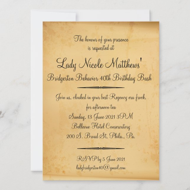 Convite de Rolagem (NM)2 (Frente)