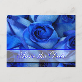 Convite de Rosas Azuis-personalizado