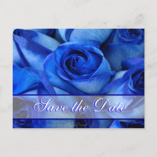 Convite de Rosas Azuis-personalizado
