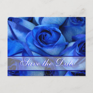 Convite de Rosas Azuis-personalizado