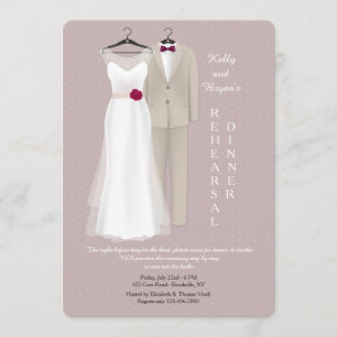 Convite de Roupas de Casamento