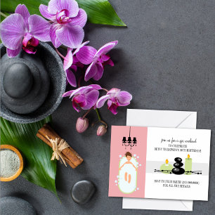 Convite De Saída De aniversário de 30 anos Girly S
